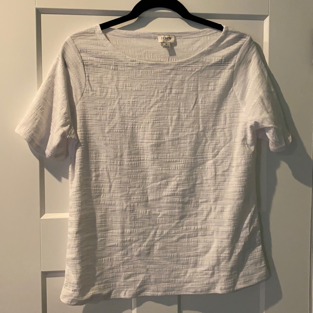 NWT j crew factory shirt sleeve textured top